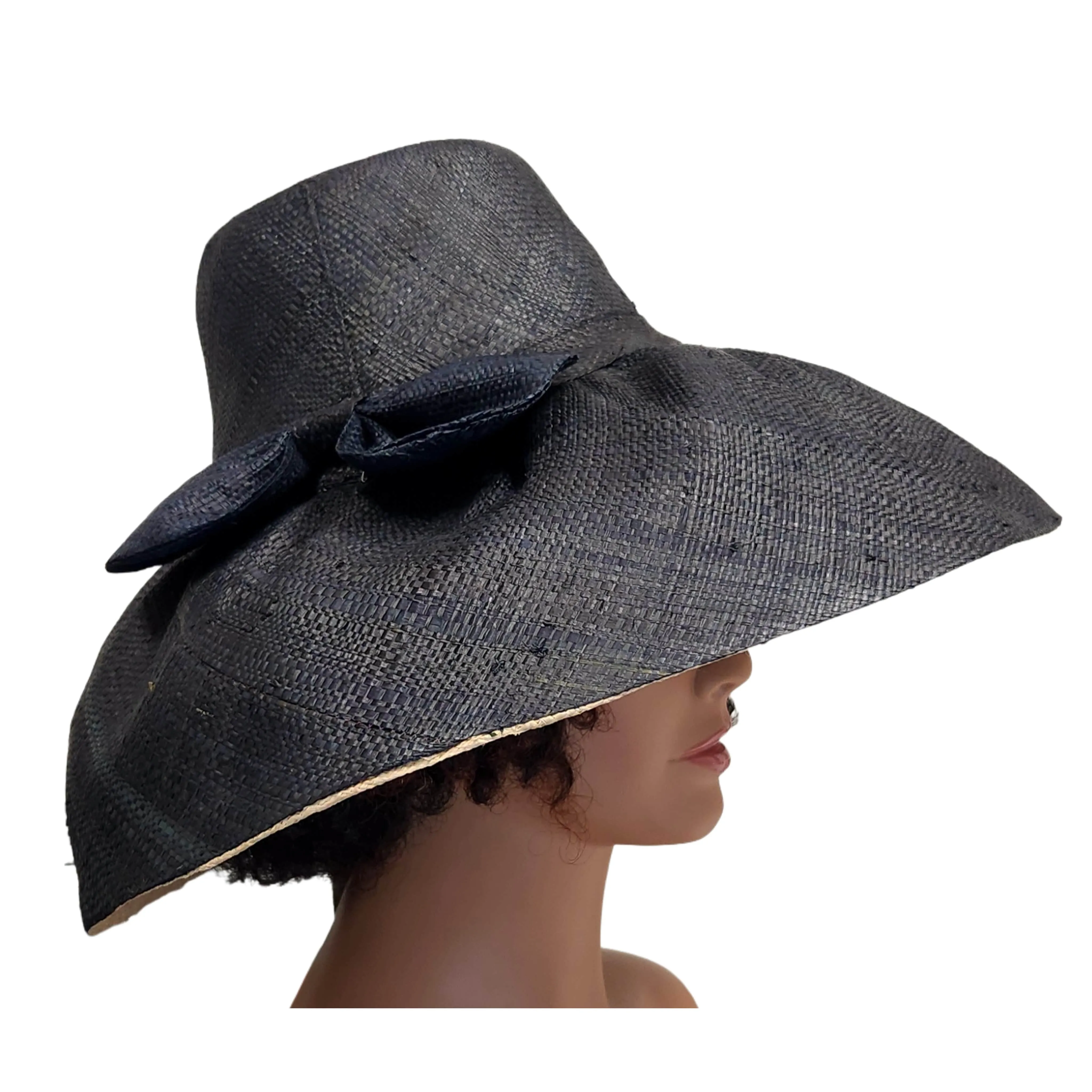 Abagbe: Madagascar Big Brim Raffia Sun Hat