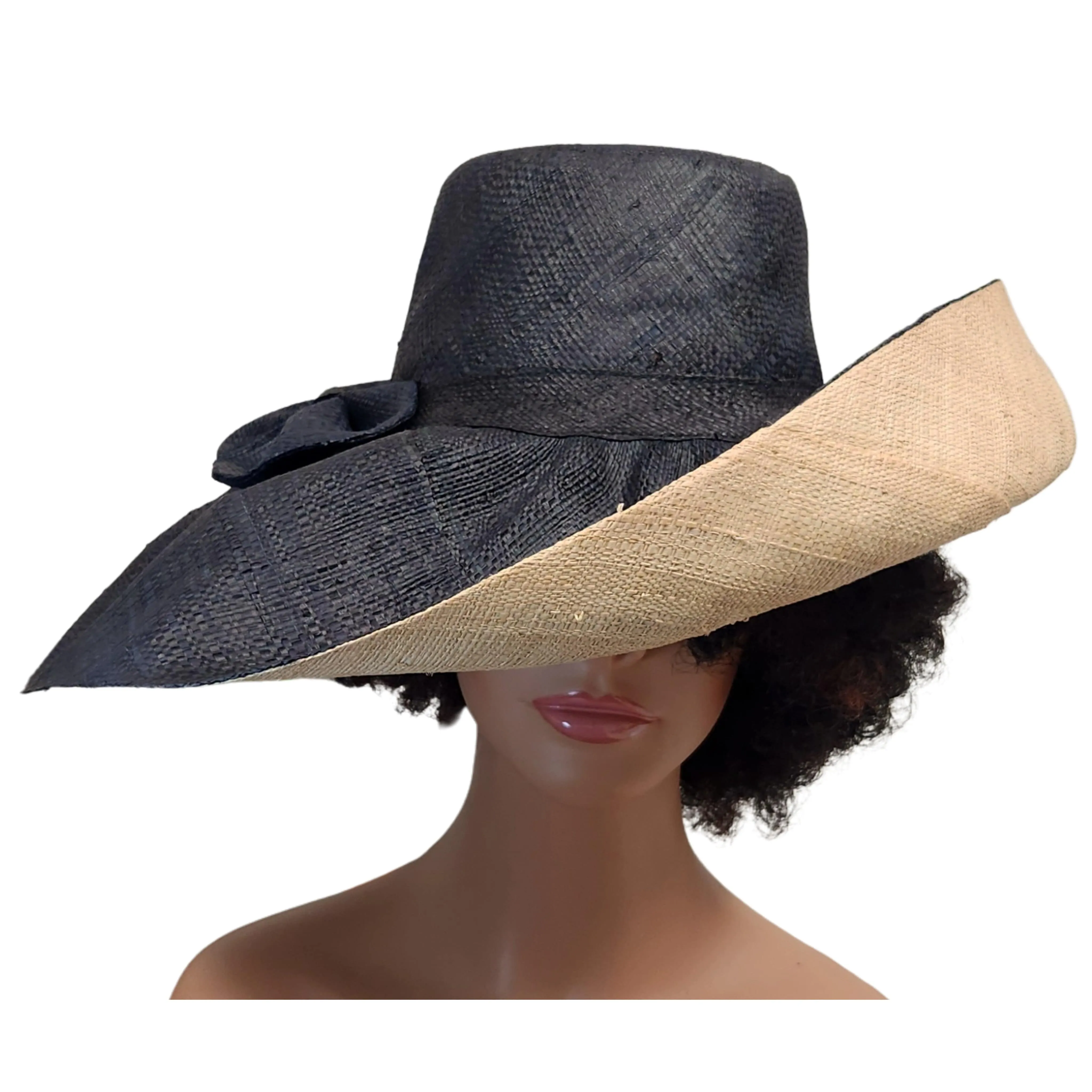 Abagbe: Madagascar Big Brim Raffia Sun Hat