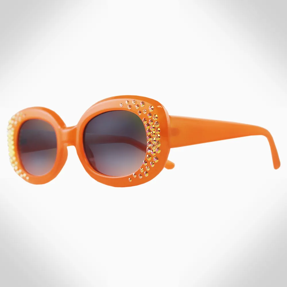ADA - GL1729 OVAL SUNGLASSES