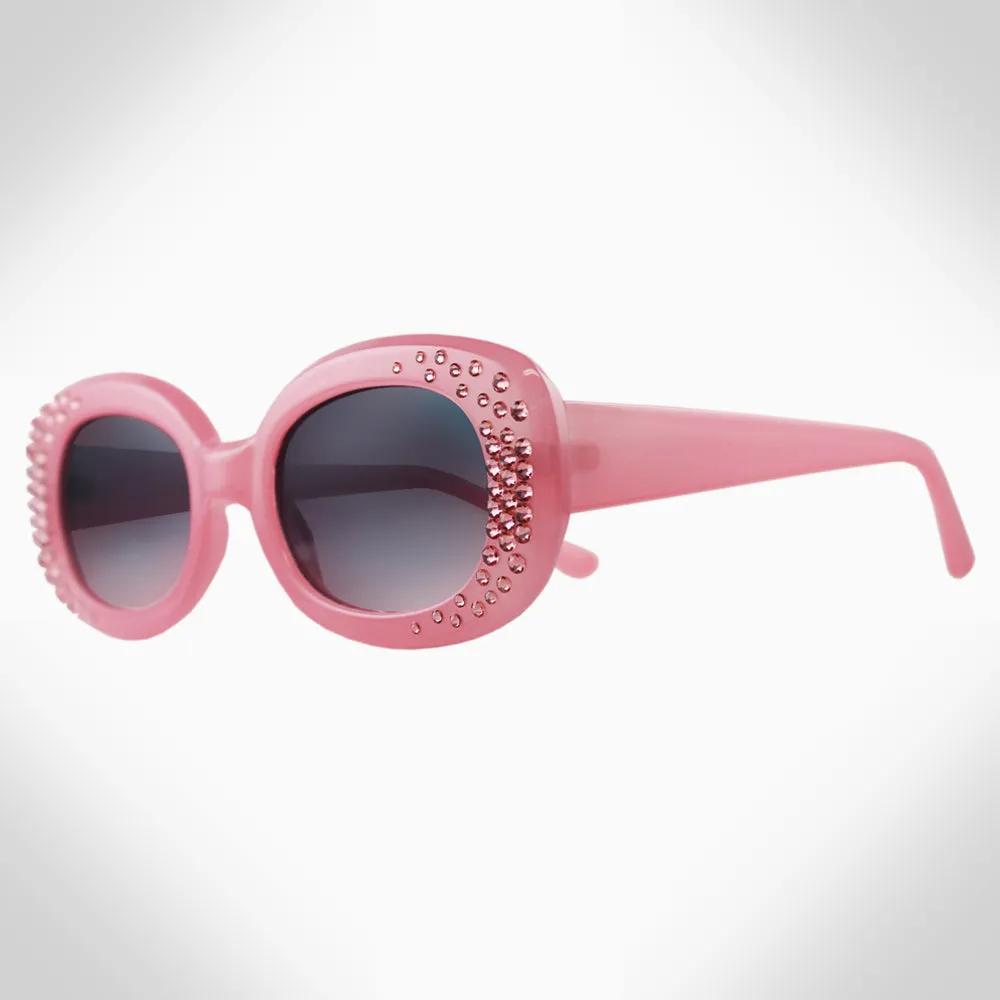 ADA - GL1729 OVAL SUNGLASSES