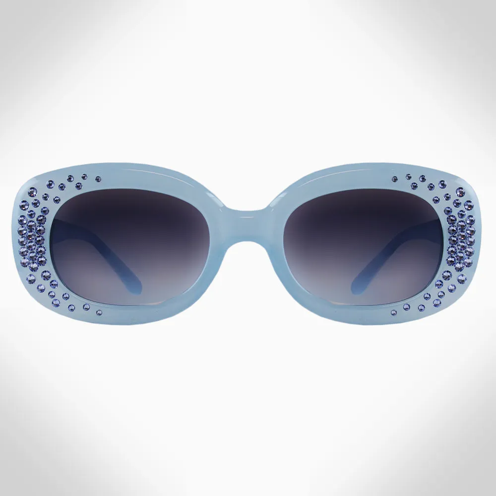 ADA - GL1729 OVAL SUNGLASSES