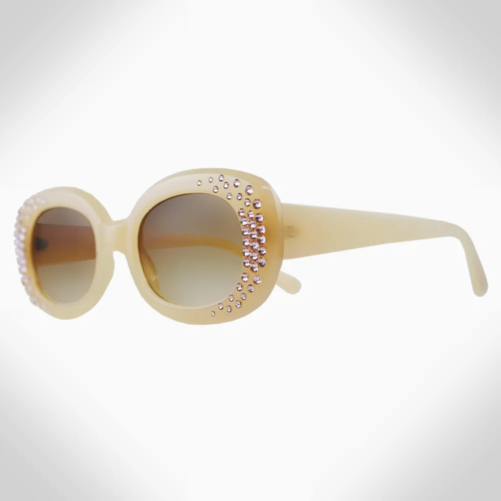 ADA - GL1729 OVAL SUNGLASSES