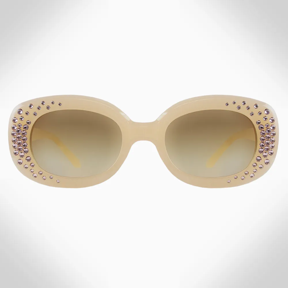 ADA - GL1729 OVAL SUNGLASSES