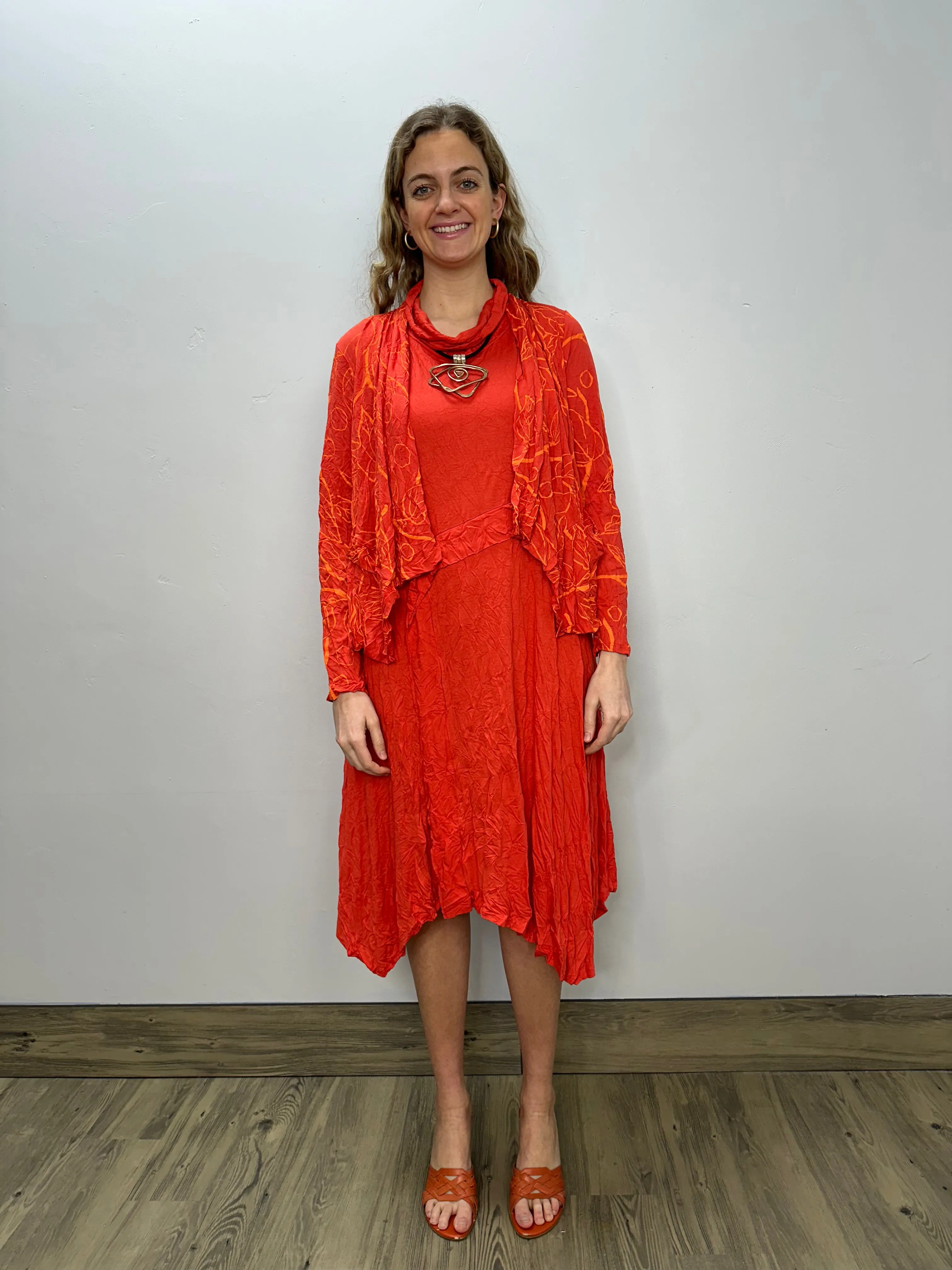 Apricot Loretta Dress