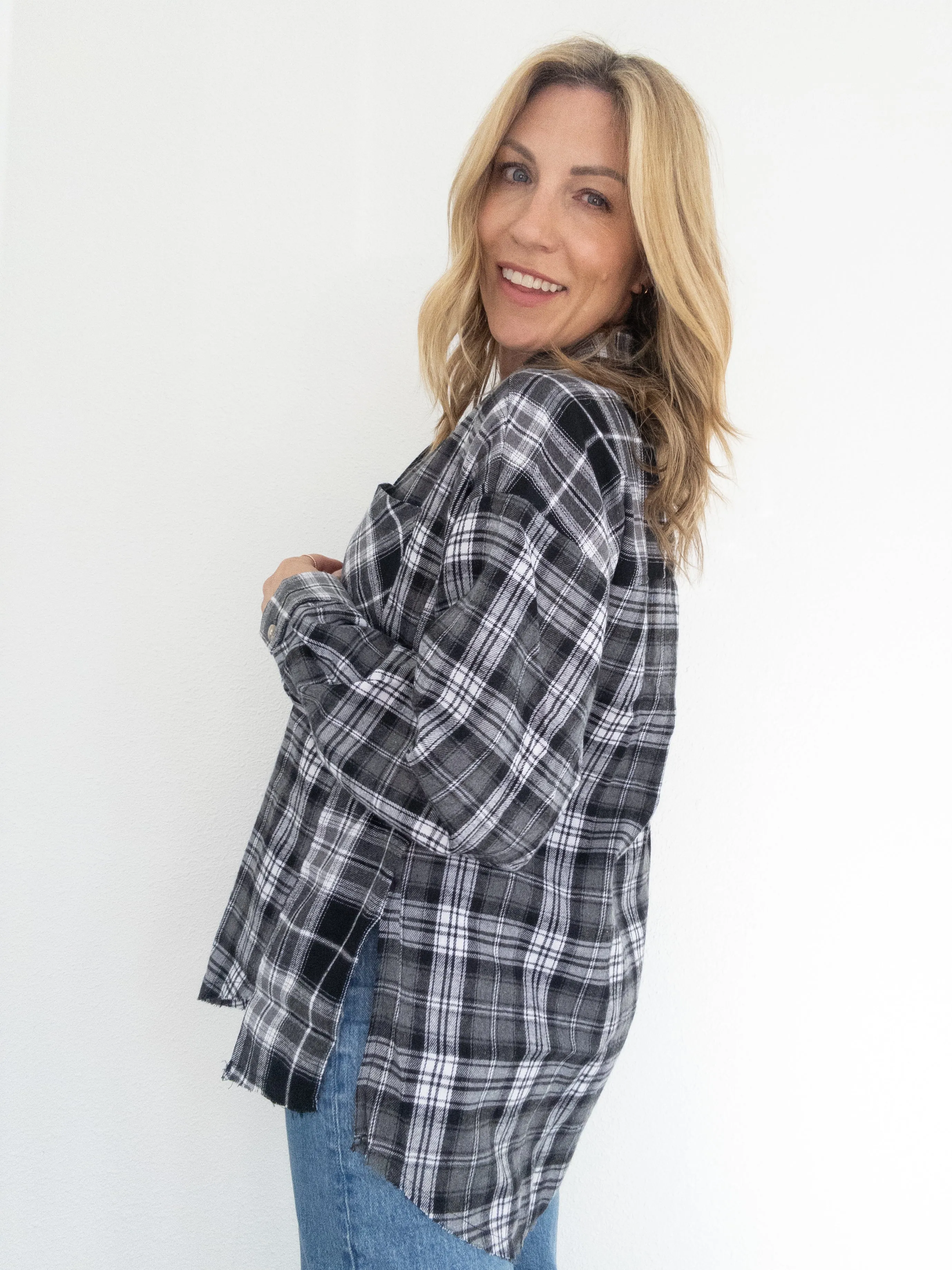 At A Crossroads Flannel Shirt