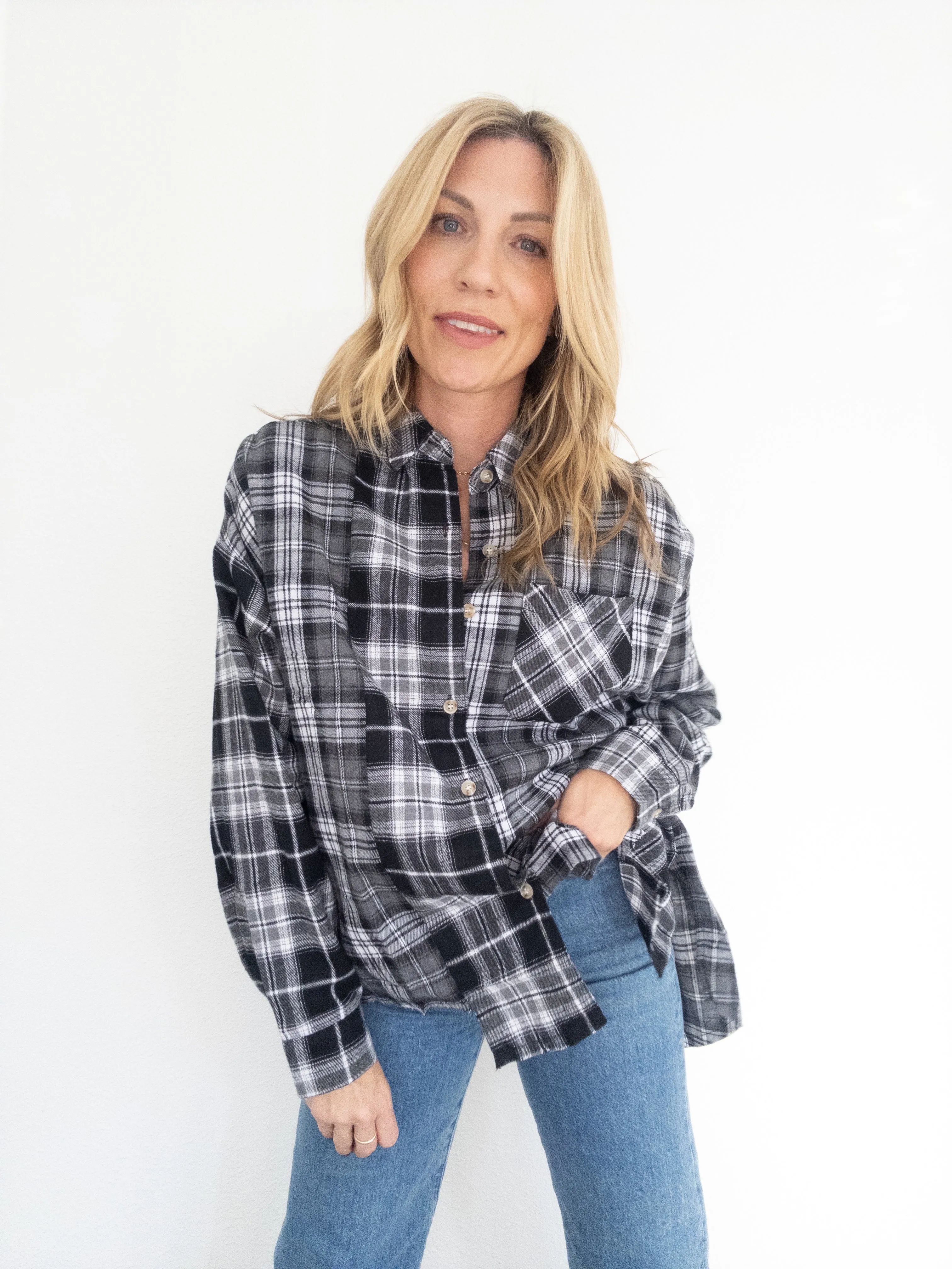 At A Crossroads Flannel Shirt