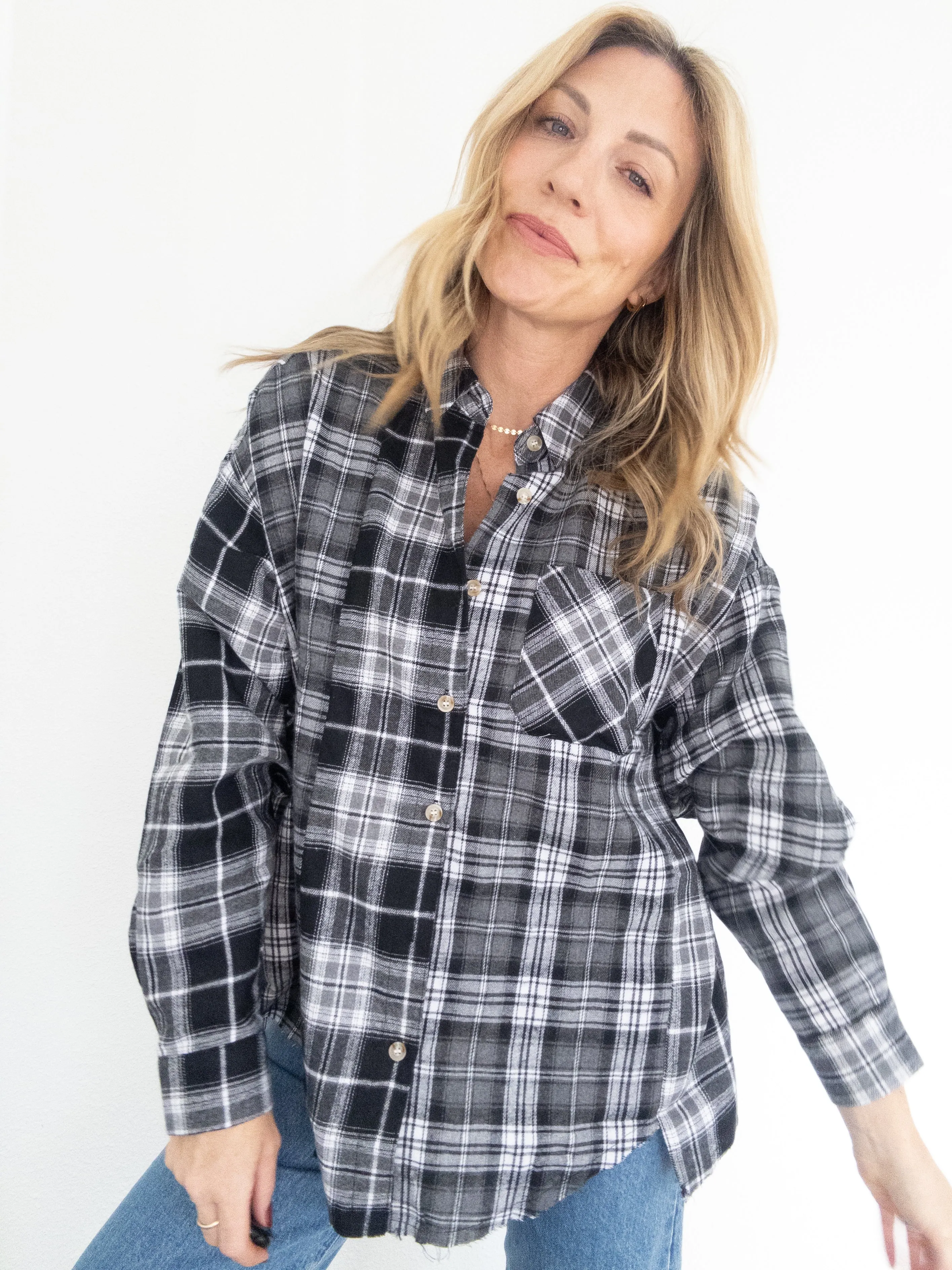 At A Crossroads Flannel Shirt