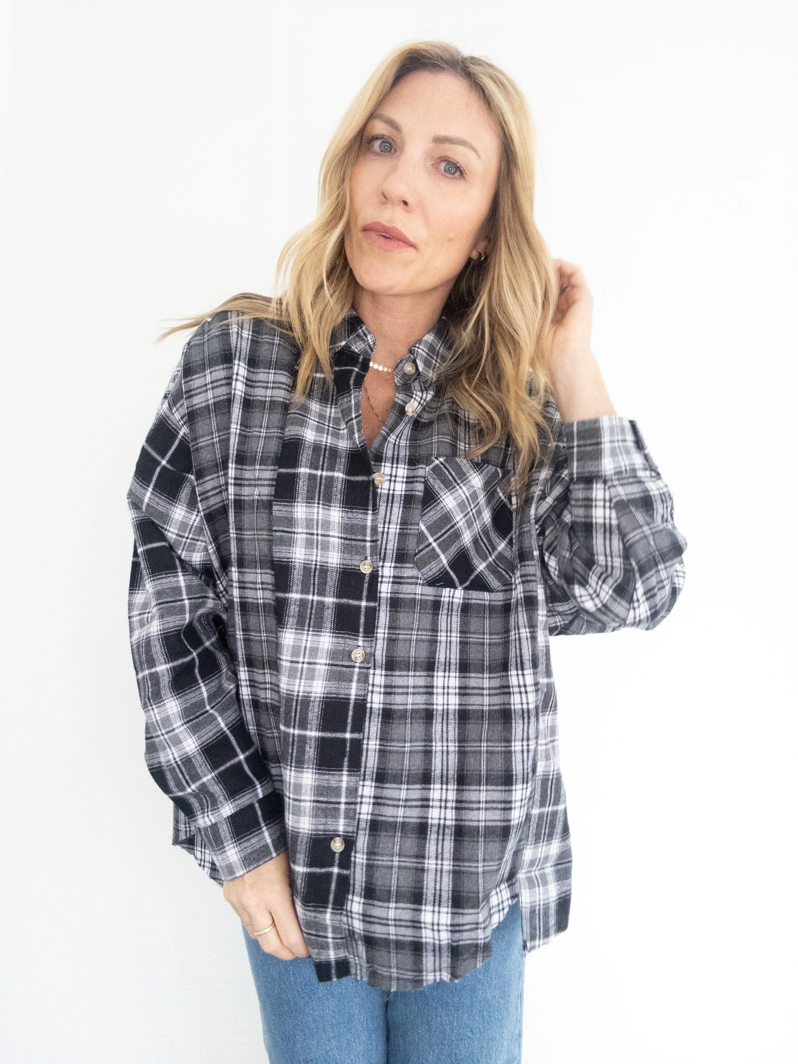 At A Crossroads Flannel Shirt