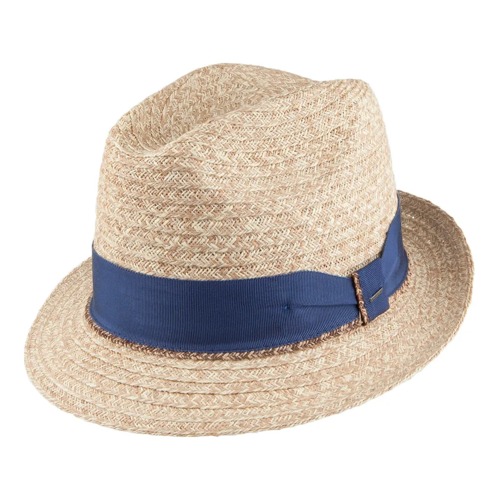 Bailey Hats Romeo Raffia Trilby Hat - Natural