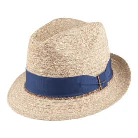 Bailey Hats Romeo Raffia Trilby Hat - Natural