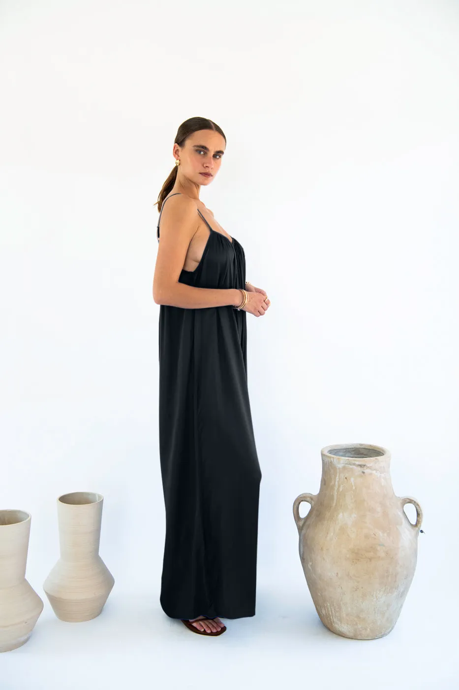 Bali Jumpsuit - Satin Tencel