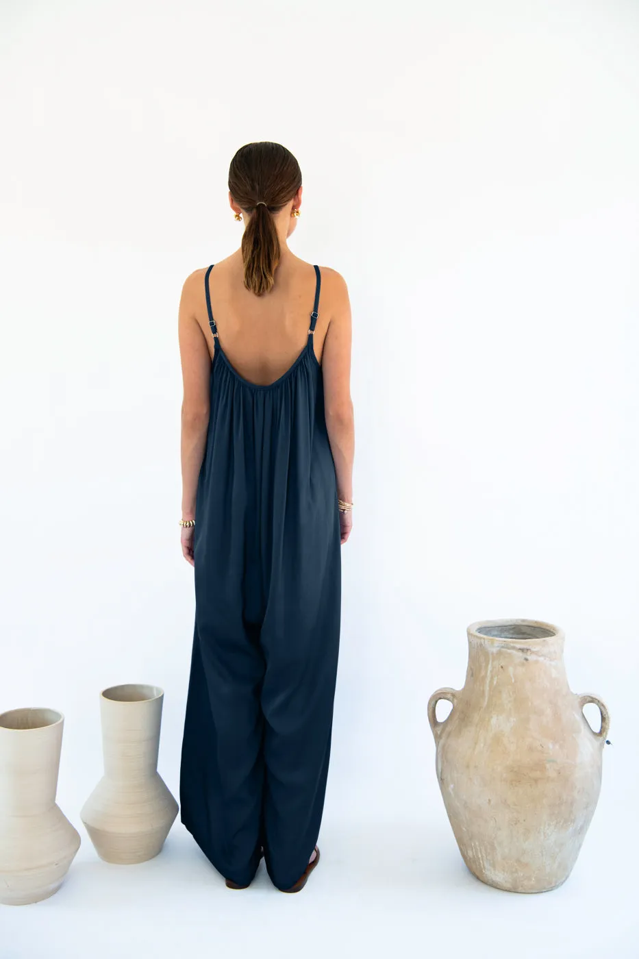 Bali Jumpsuit - Satin Tencel