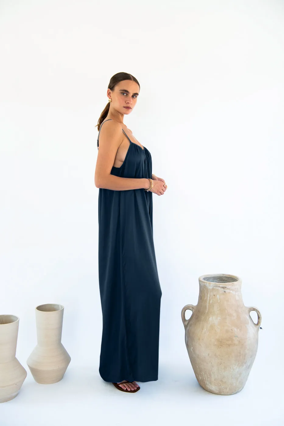 Bali Jumpsuit - Satin Tencel
