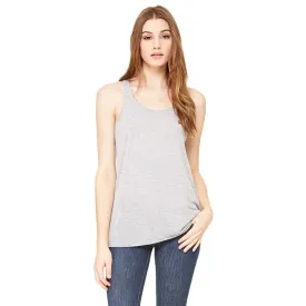 Bella   Canvas Women's Athletic Heather Flowy Racerback Tank
