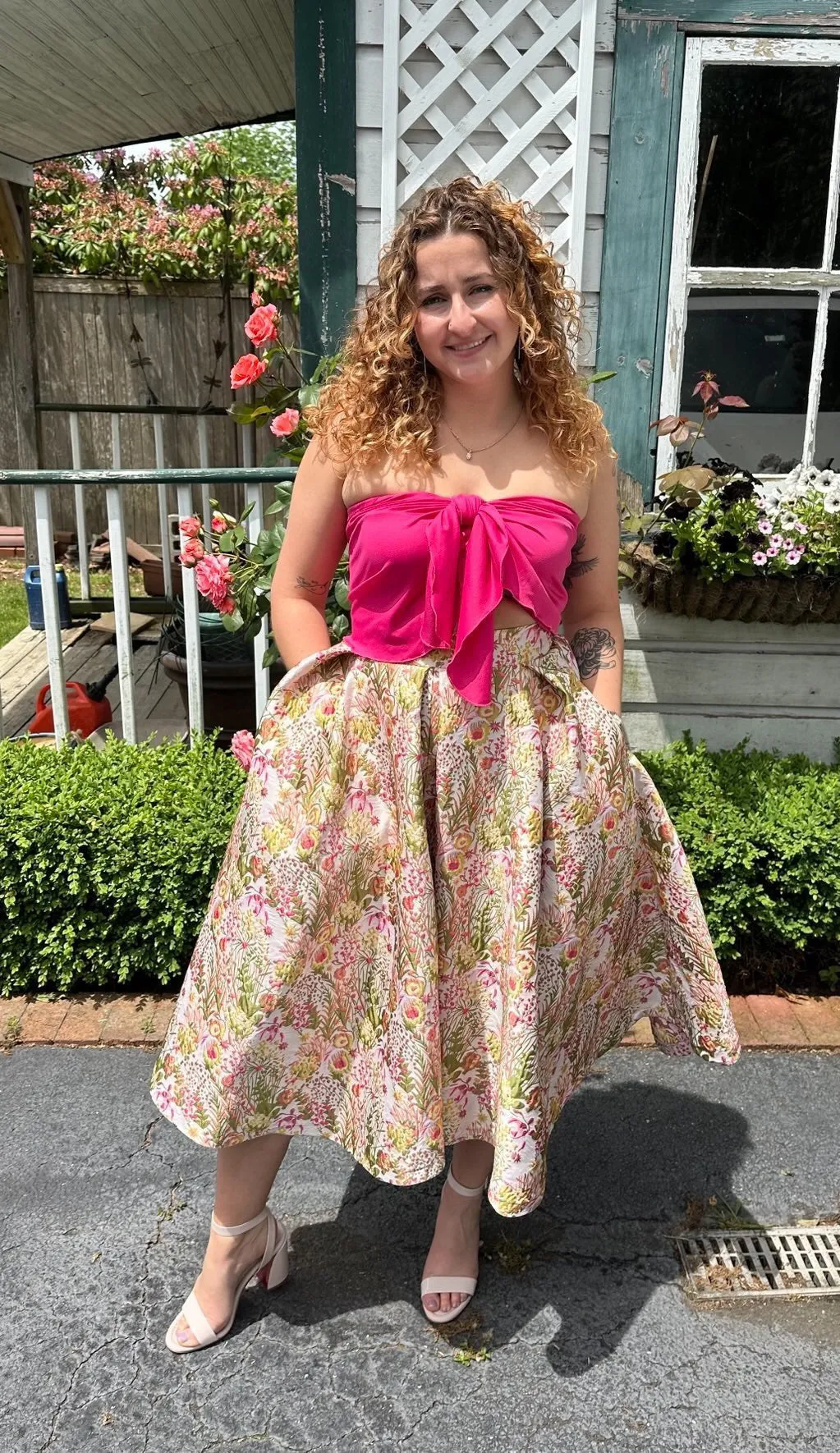 Box Pleat Skirt PDF Sewing Pattern