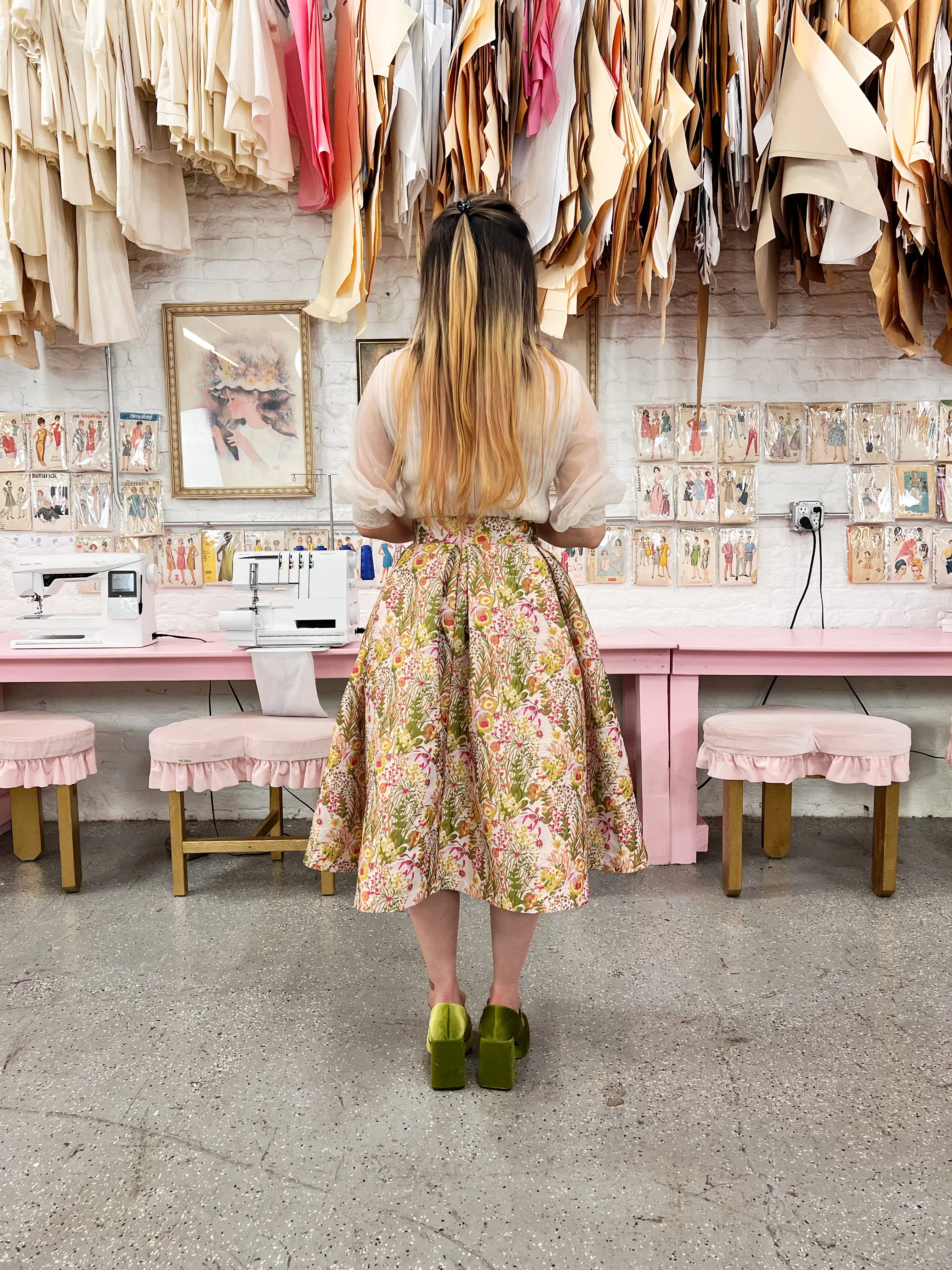 Box Pleat Skirt PDF Sewing Pattern