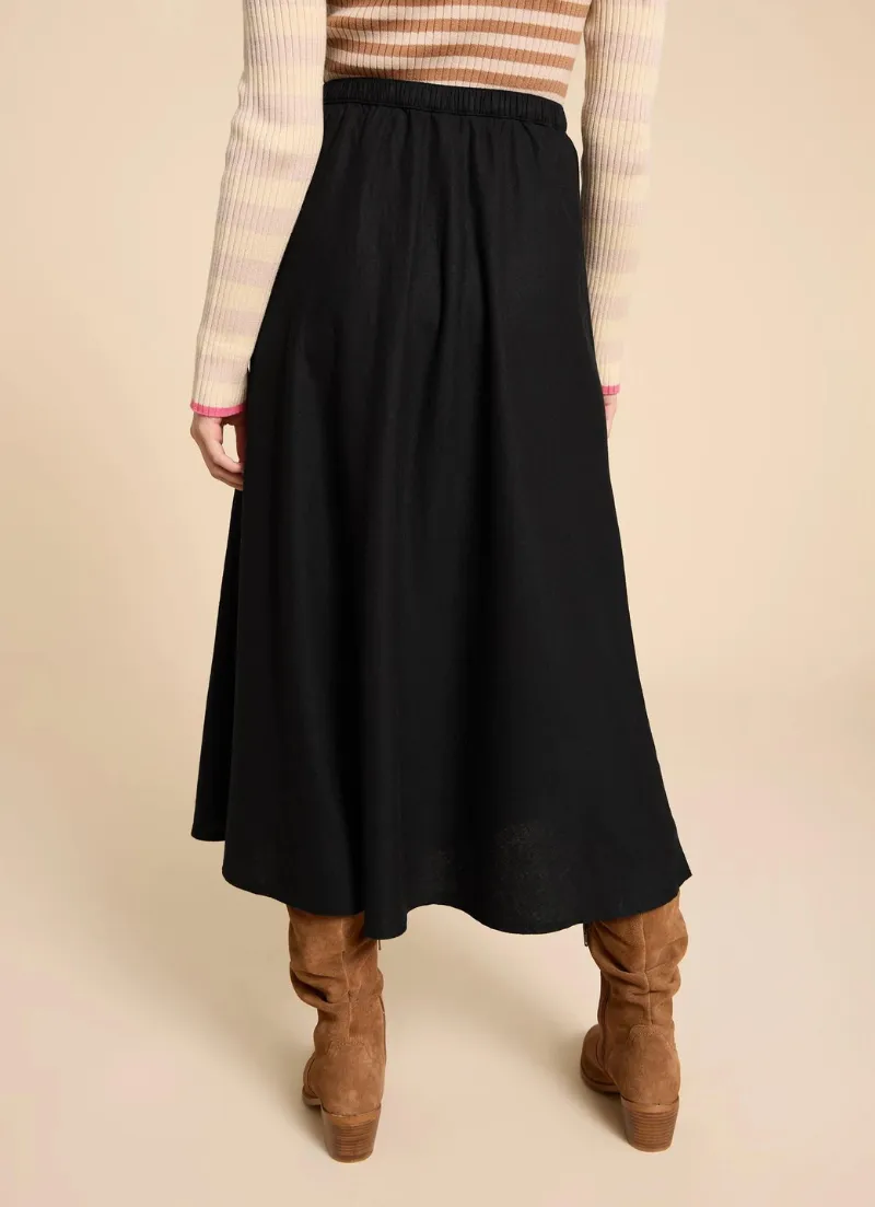 Clemence Linen Skirt
