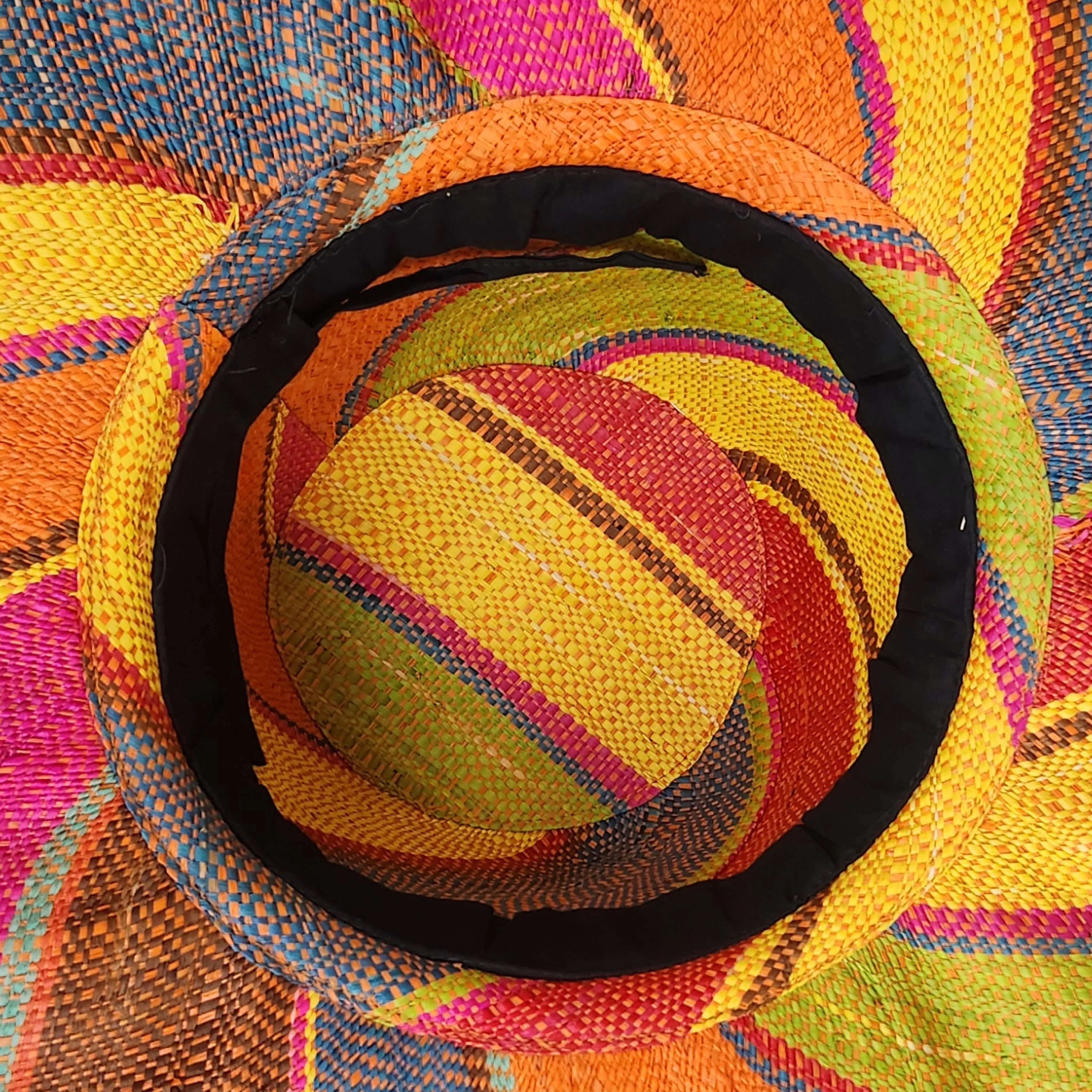 Dumisile: Madagsacar Big Brim Raffia Sun Hat