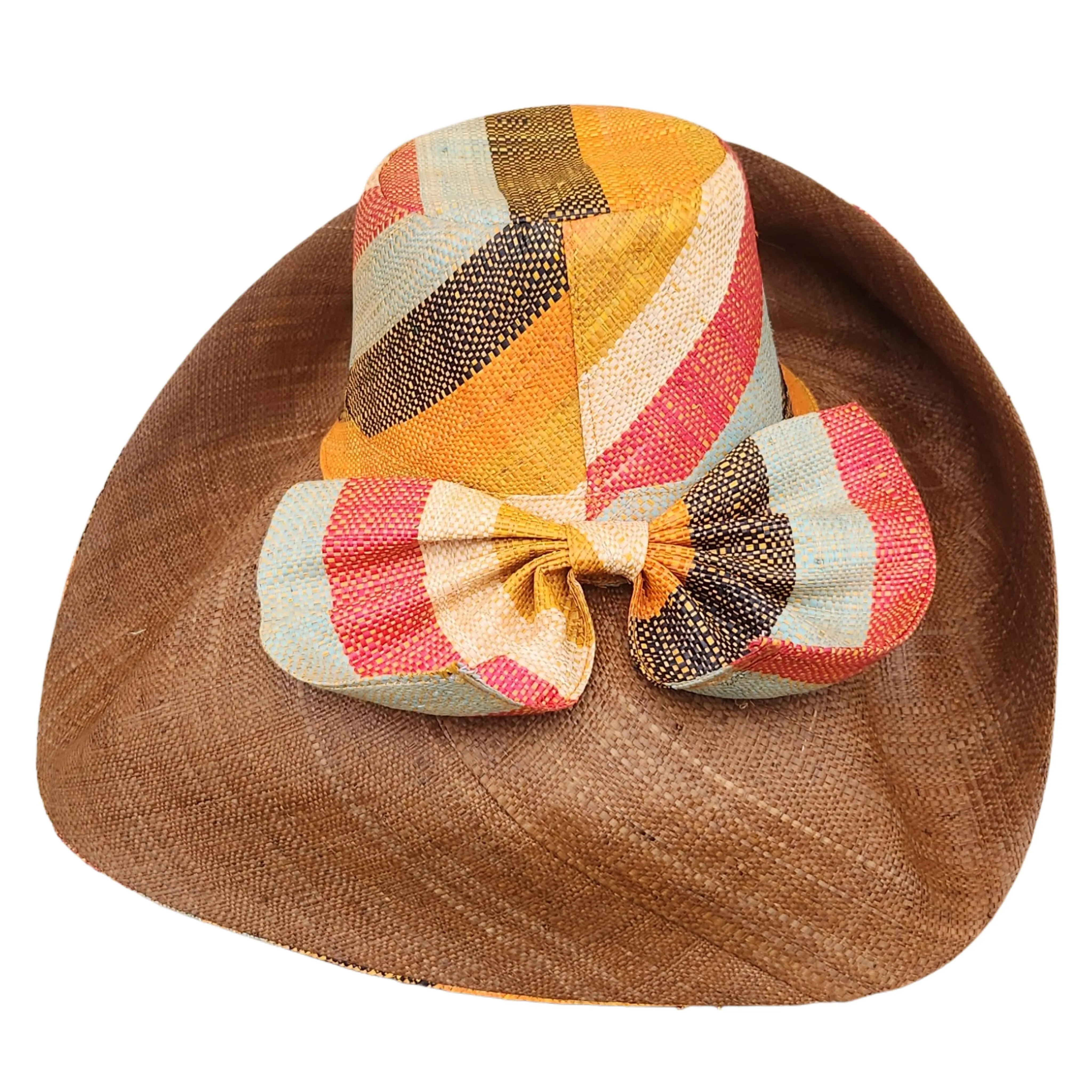 Gabisile: Madagsacar Big Brim Raffia Sun Hat