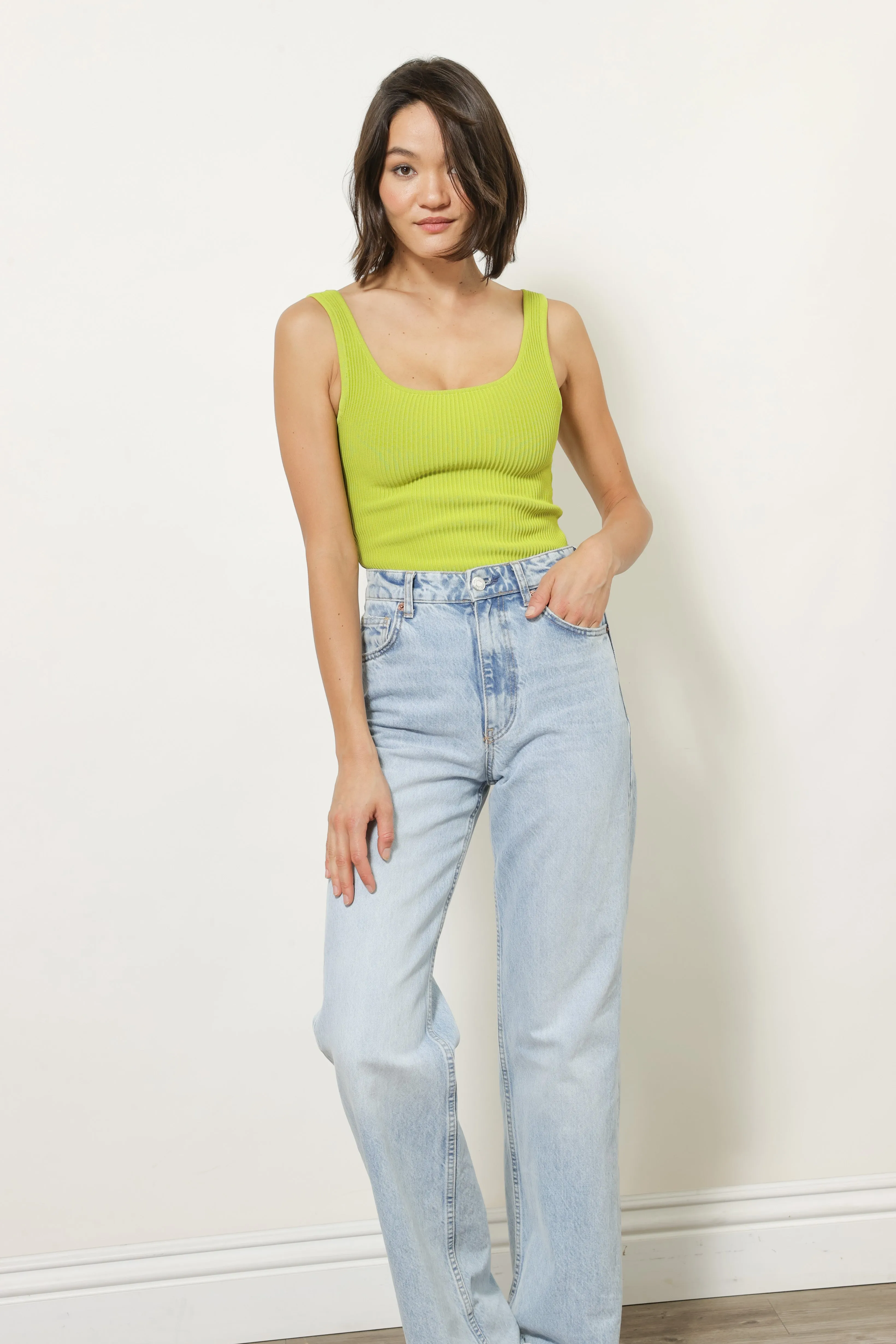 HAILEY RIBBED TANK