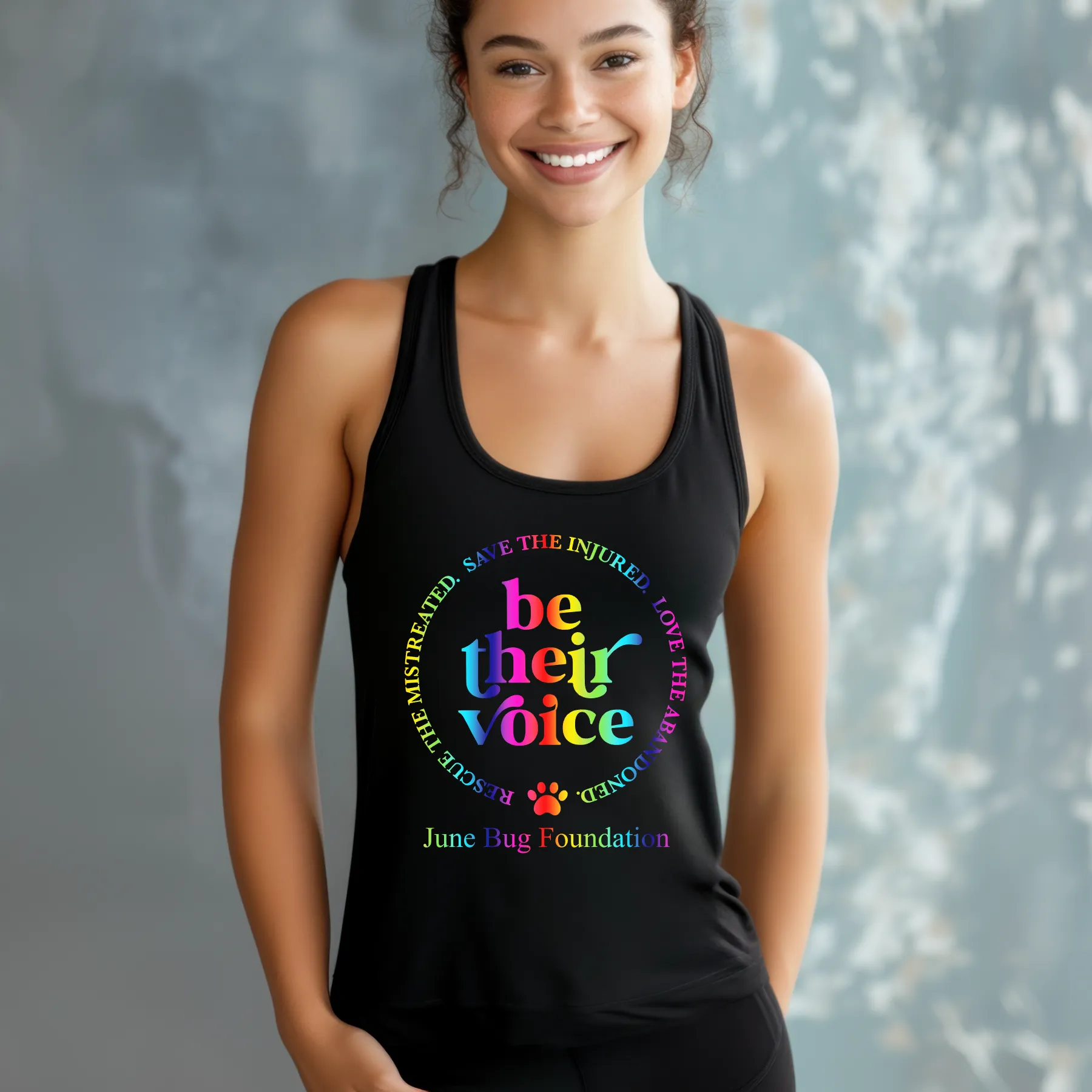 June Bug Pride FLOWY TANK