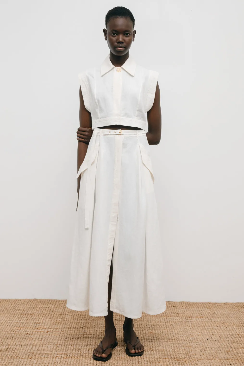 KARUT linen skirt