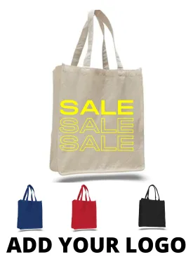 Keep Your Essential Organized With Custom Canvas Fancy Shopper Tote Bags