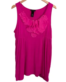 Light Summer Cerise Sleeveless Tunic
