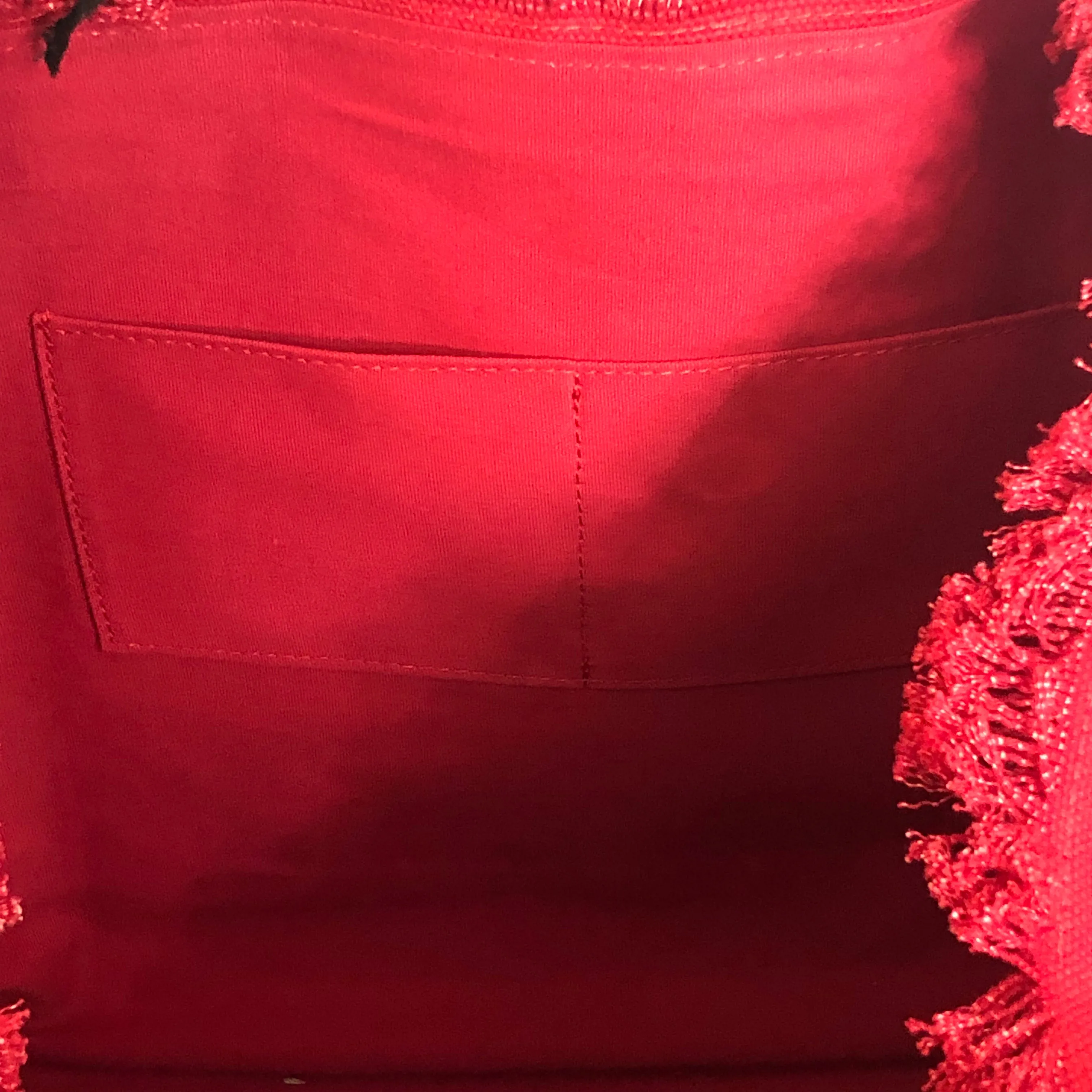 Limits Statement Shoulder Tote - Red