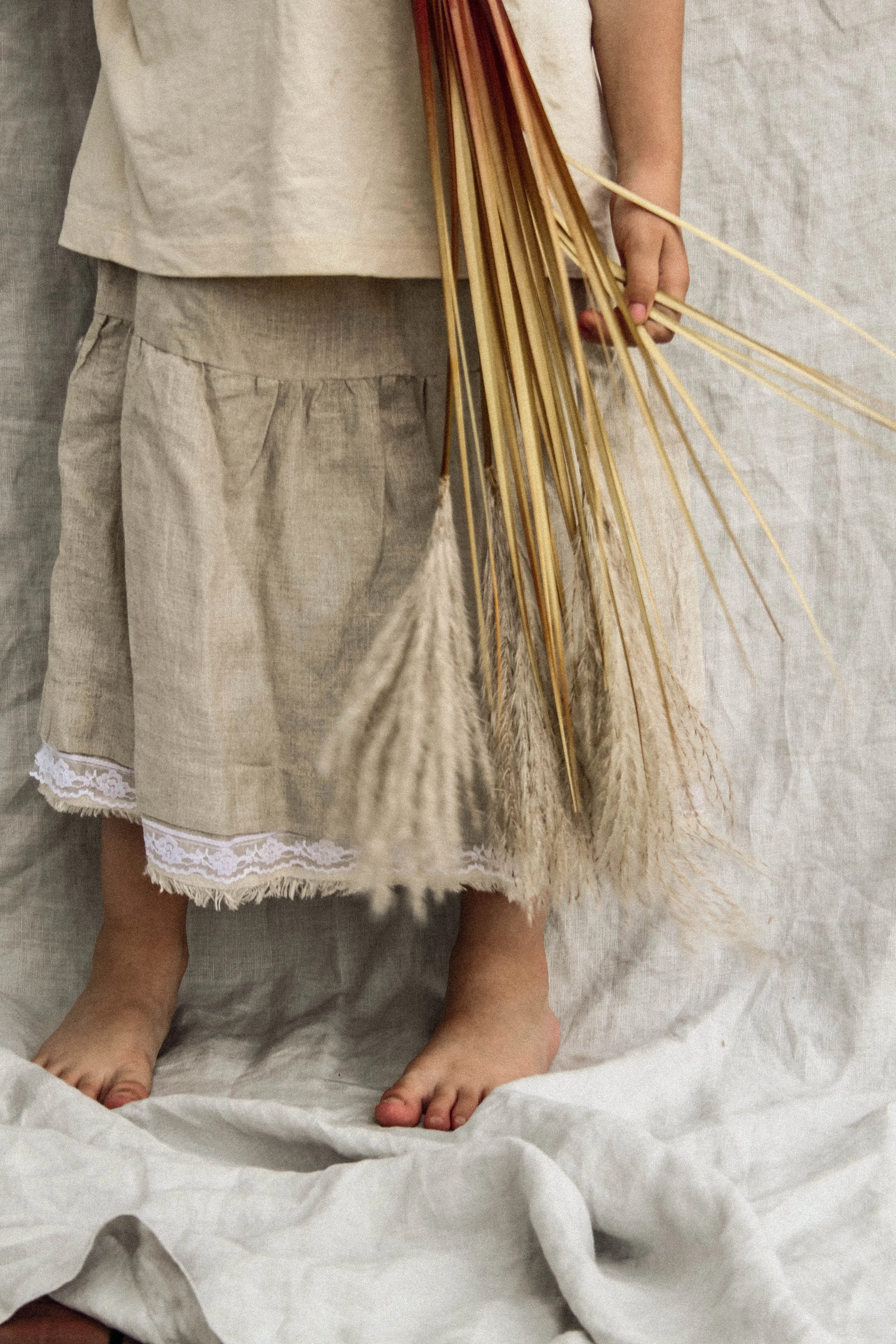 Linen skirt