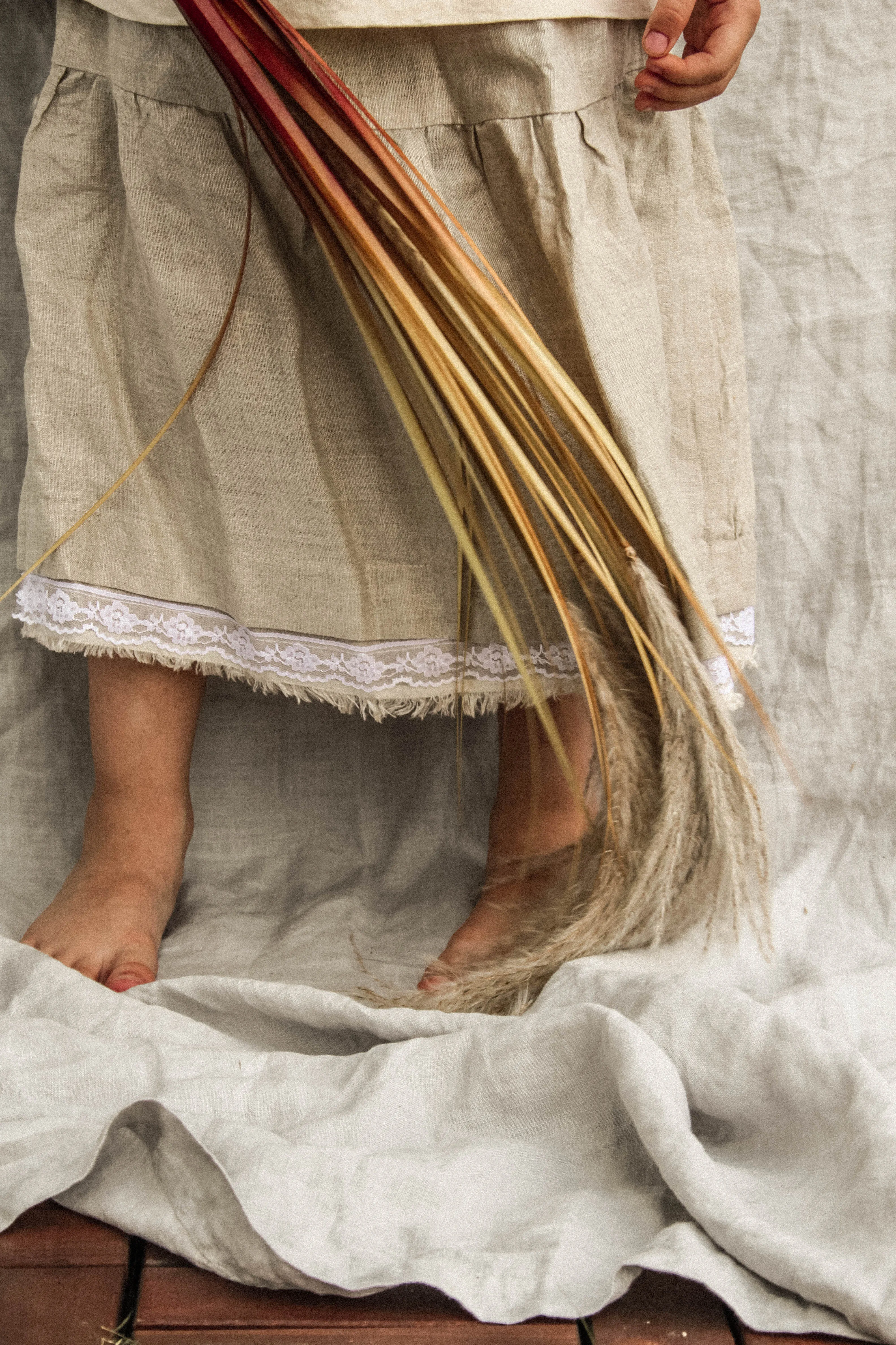 Linen skirt