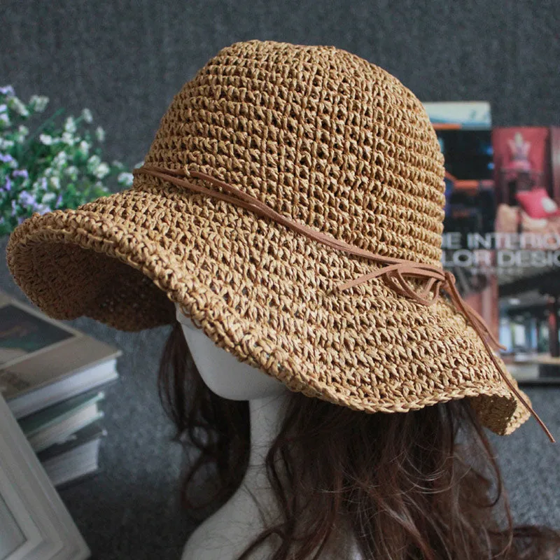 Multicolor Bowknot Foldable | Straw Hat