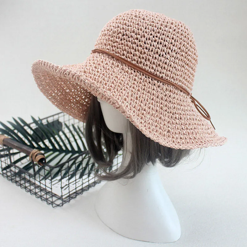 Multicolor Bowknot Foldable | Straw Hat