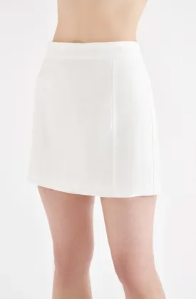 Nude Lucy - Clio Linen Mini Skirt (White)
