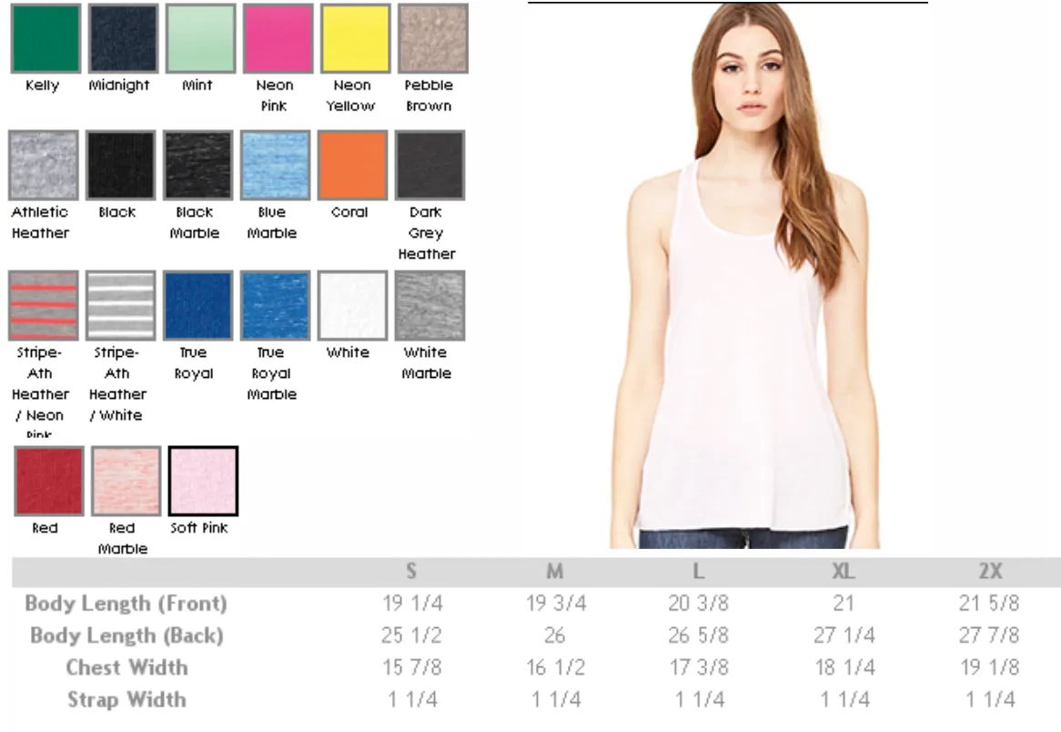 OK, BUT FIRST COFFEE Bella Flowy Racerback Tank Top