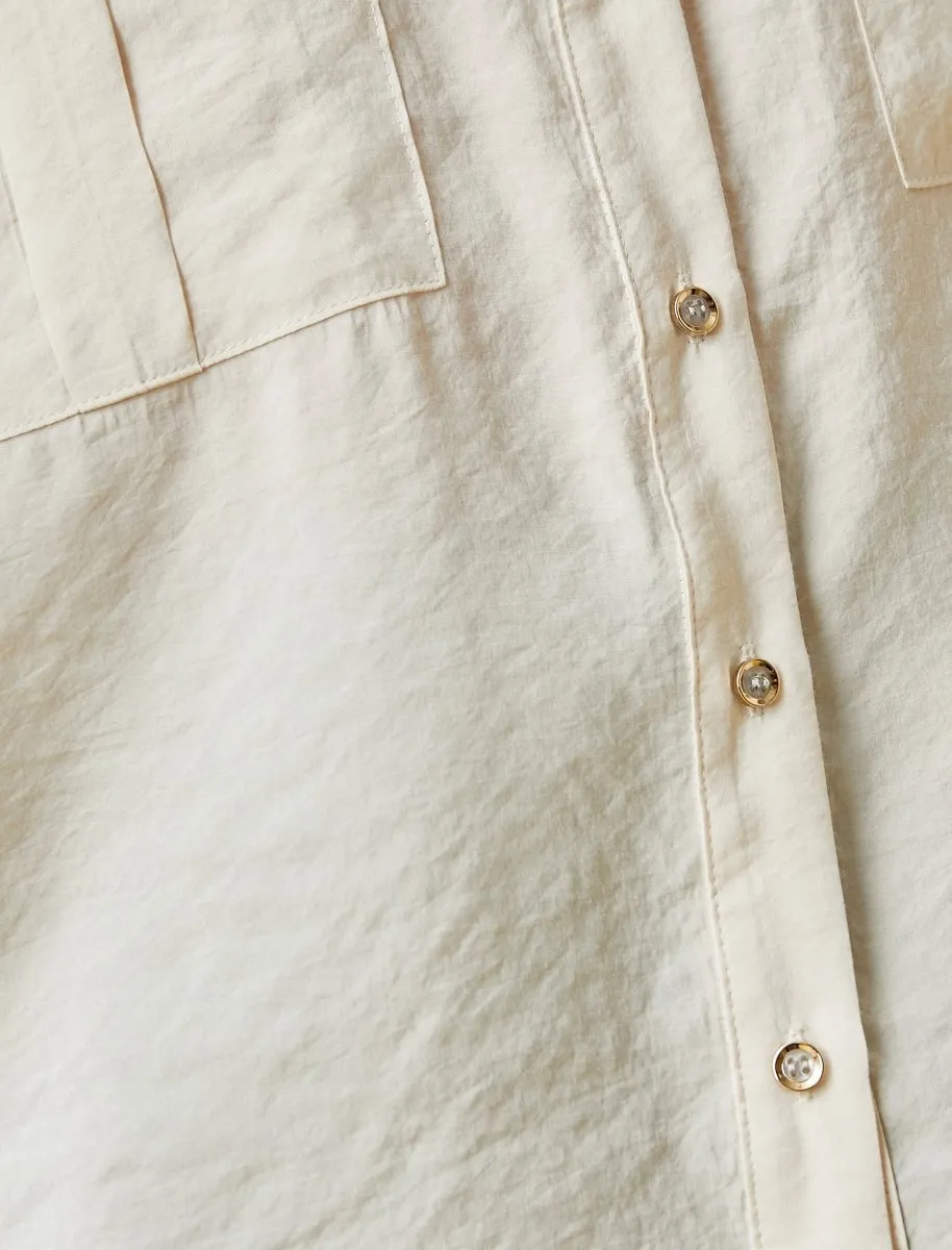 Oversize Blouse Button Up