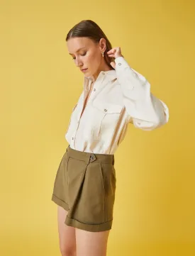 Oversize Blouse Button Up