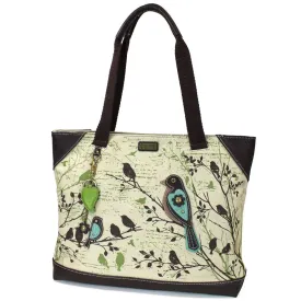 Safari Canvas Tote - Bird