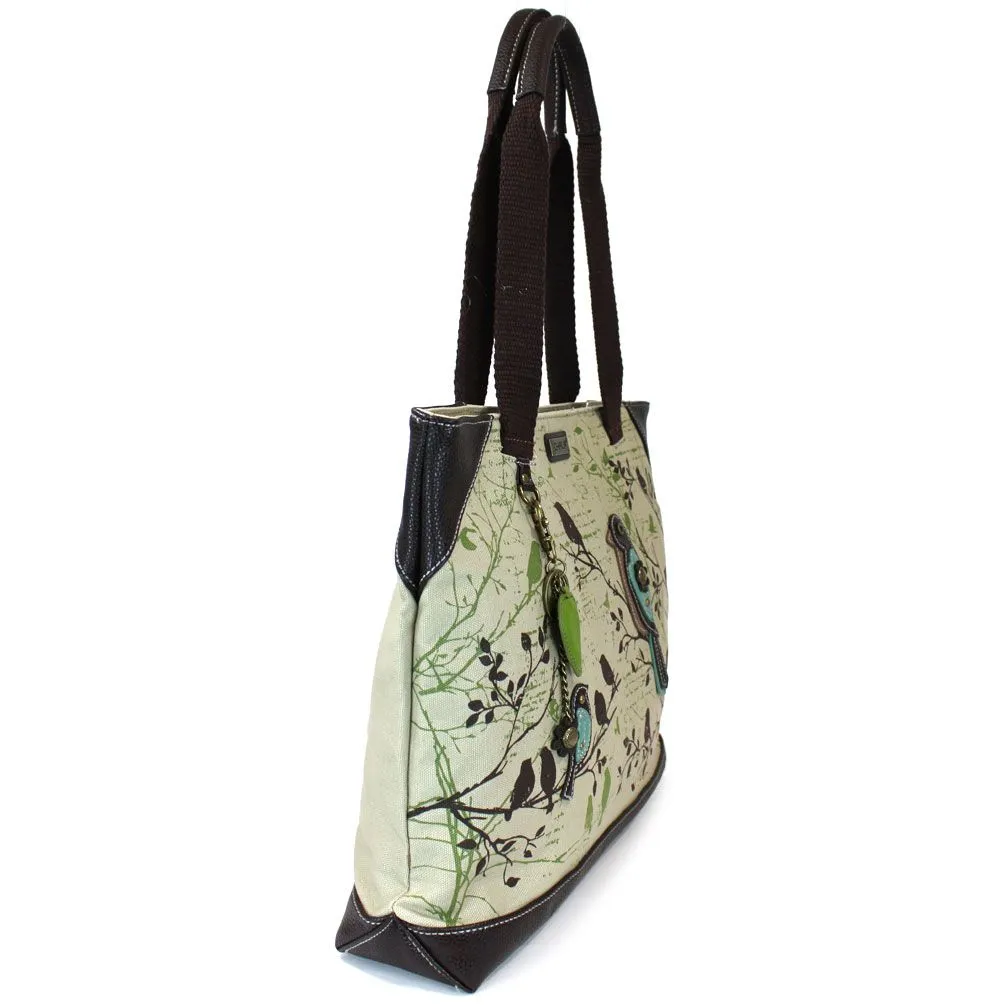 Safari Canvas Tote - Bird