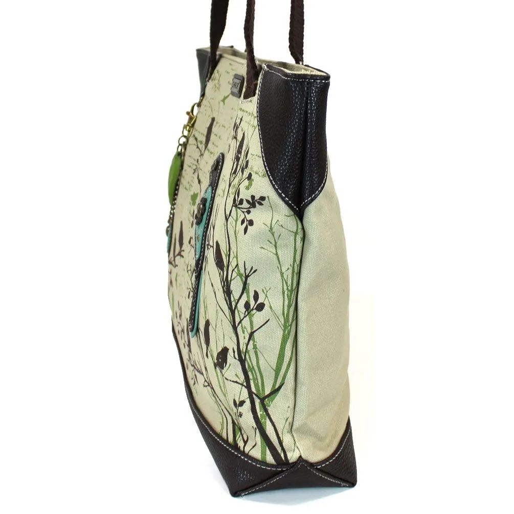 Safari Canvas Tote - Bird