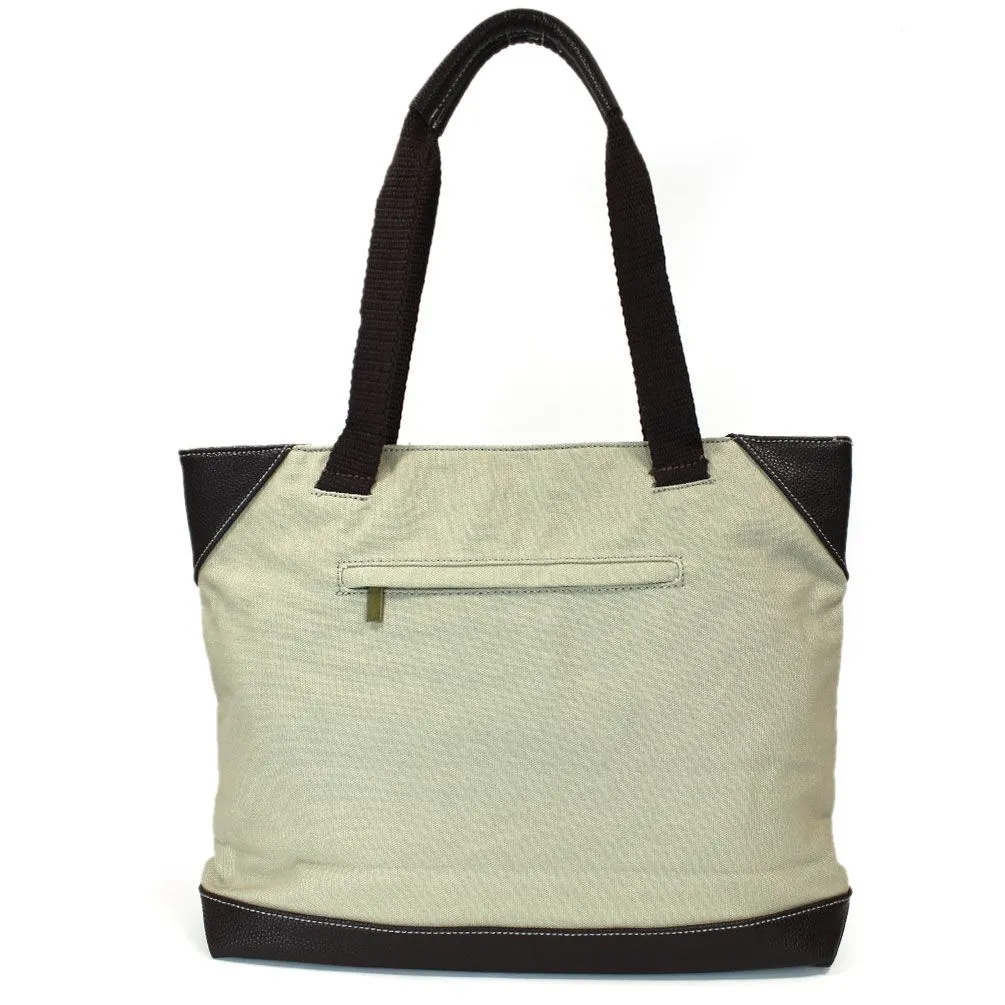 Safari Canvas Tote - Bird