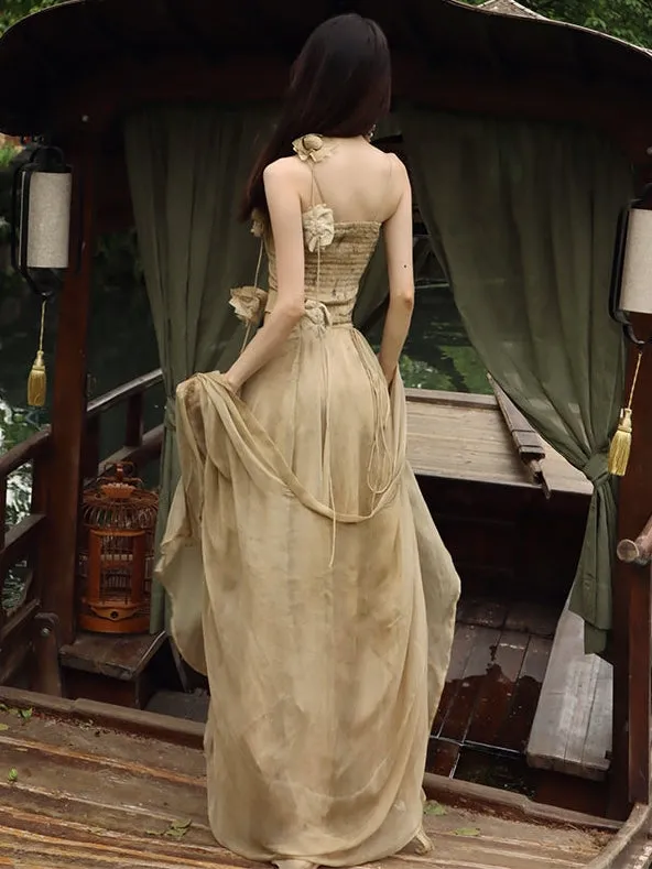Silk A-line Skirt