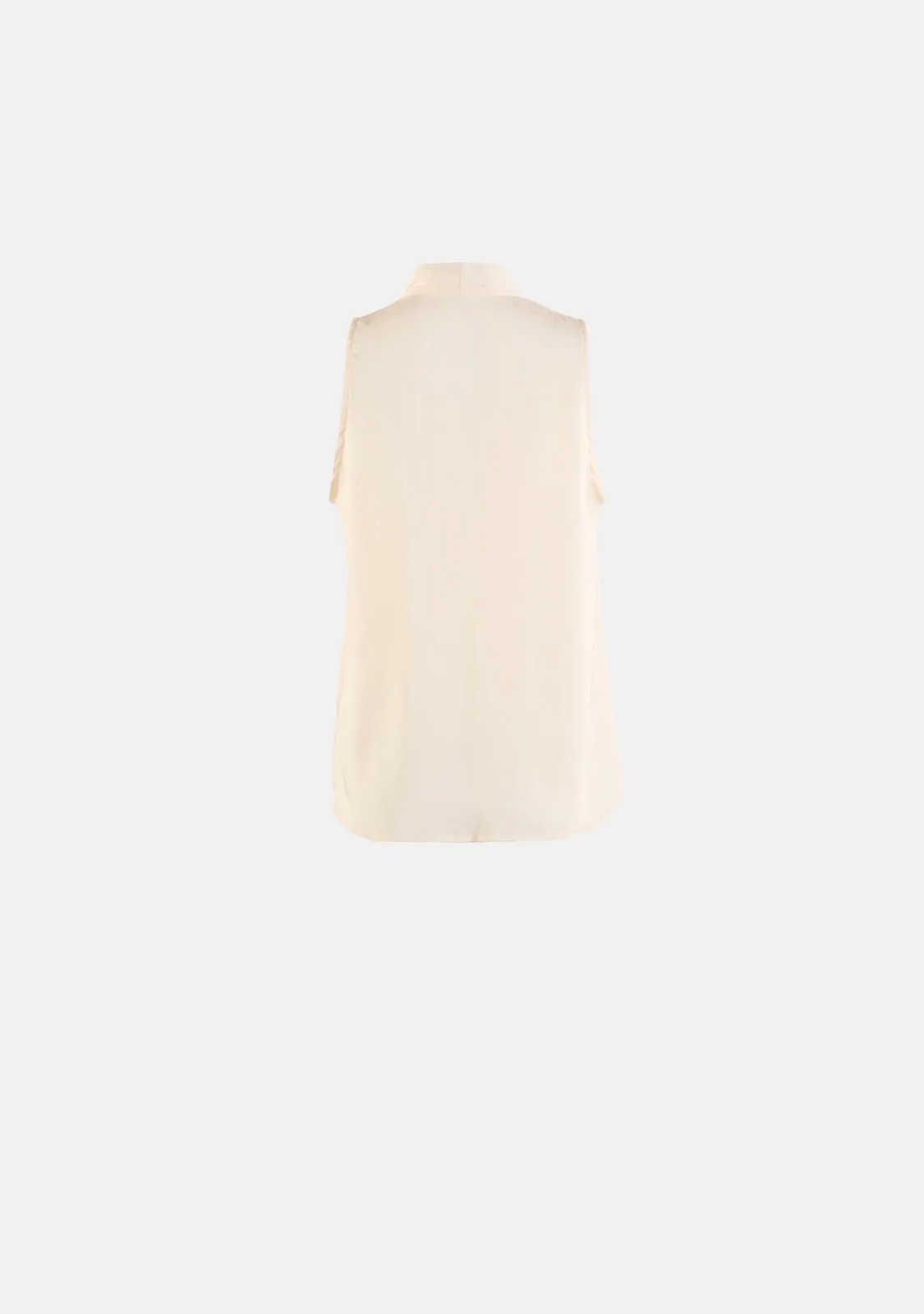 Silk Shell Tunic Top