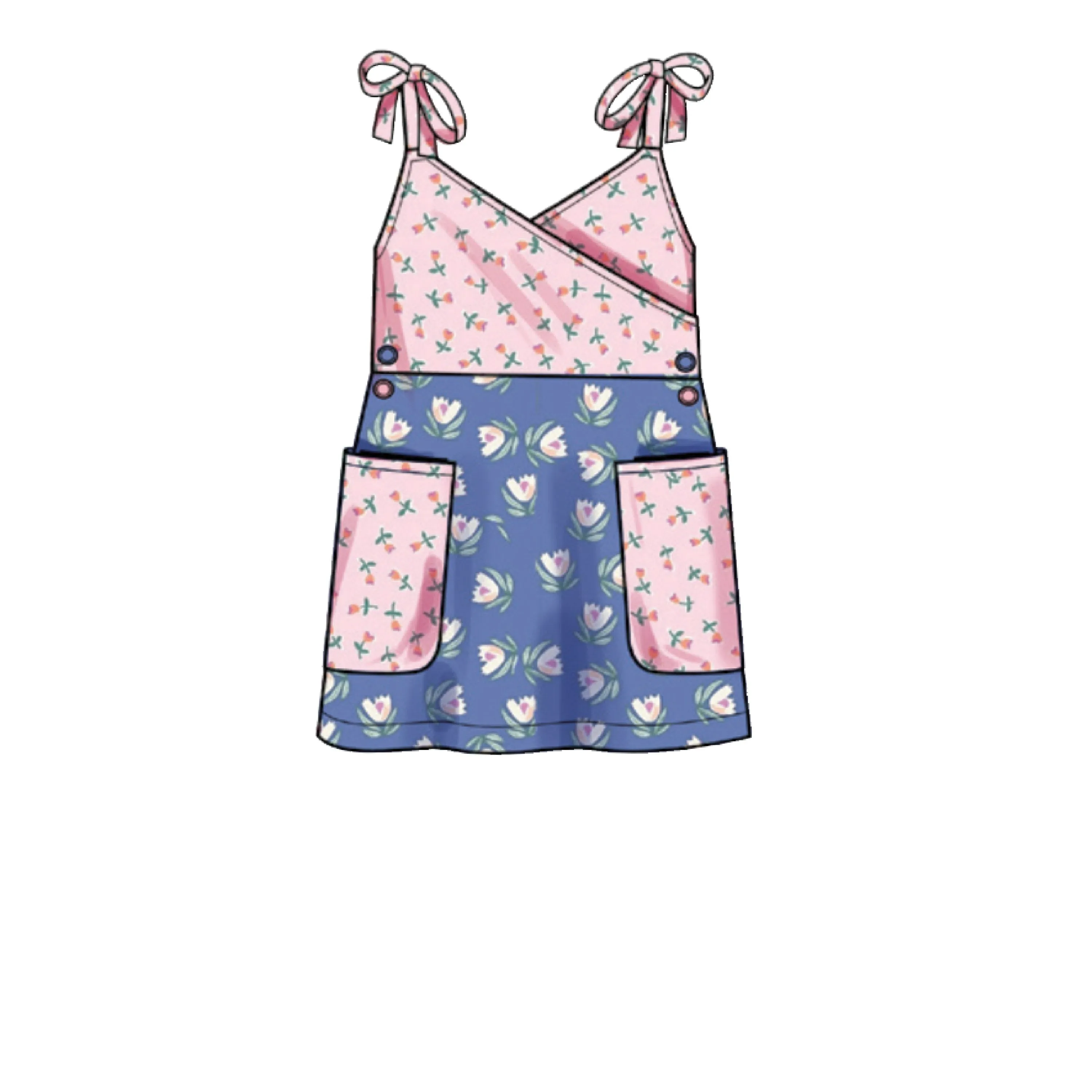 Simplicity 9558 Toddlers' and Children's Jumpsuit, Romper and Jumper