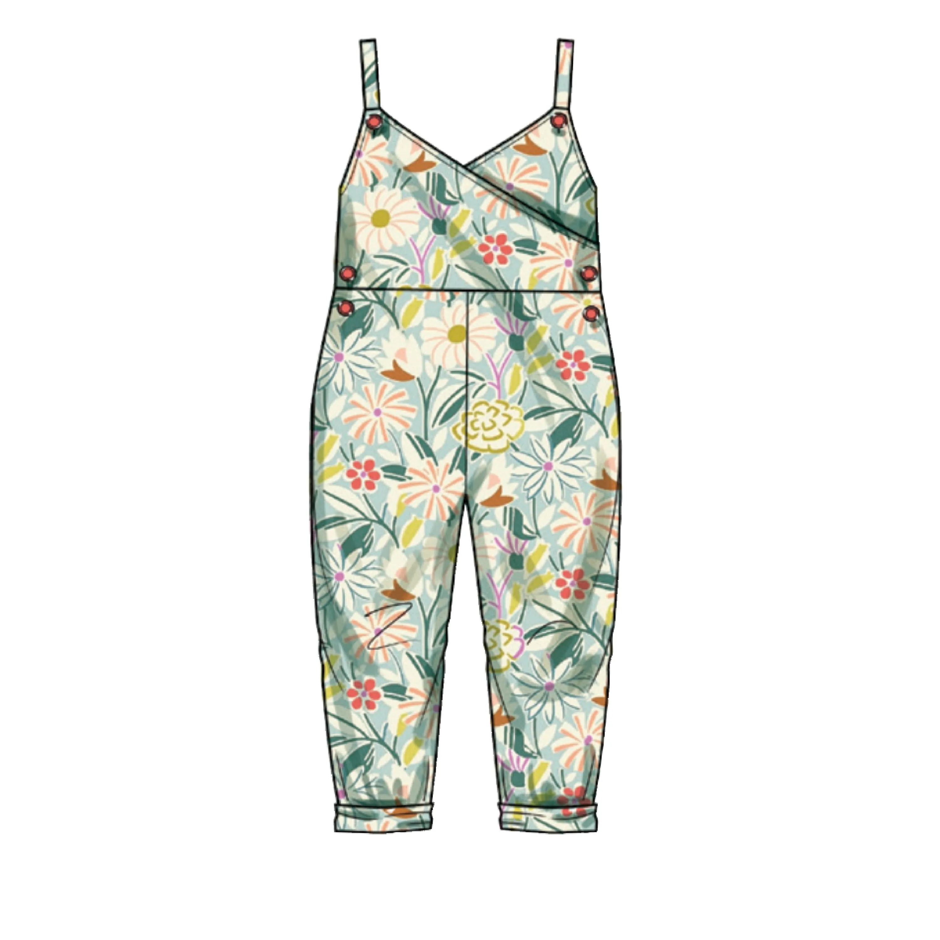 Simplicity 9558 Toddlers' and Children's Jumpsuit, Romper and Jumper