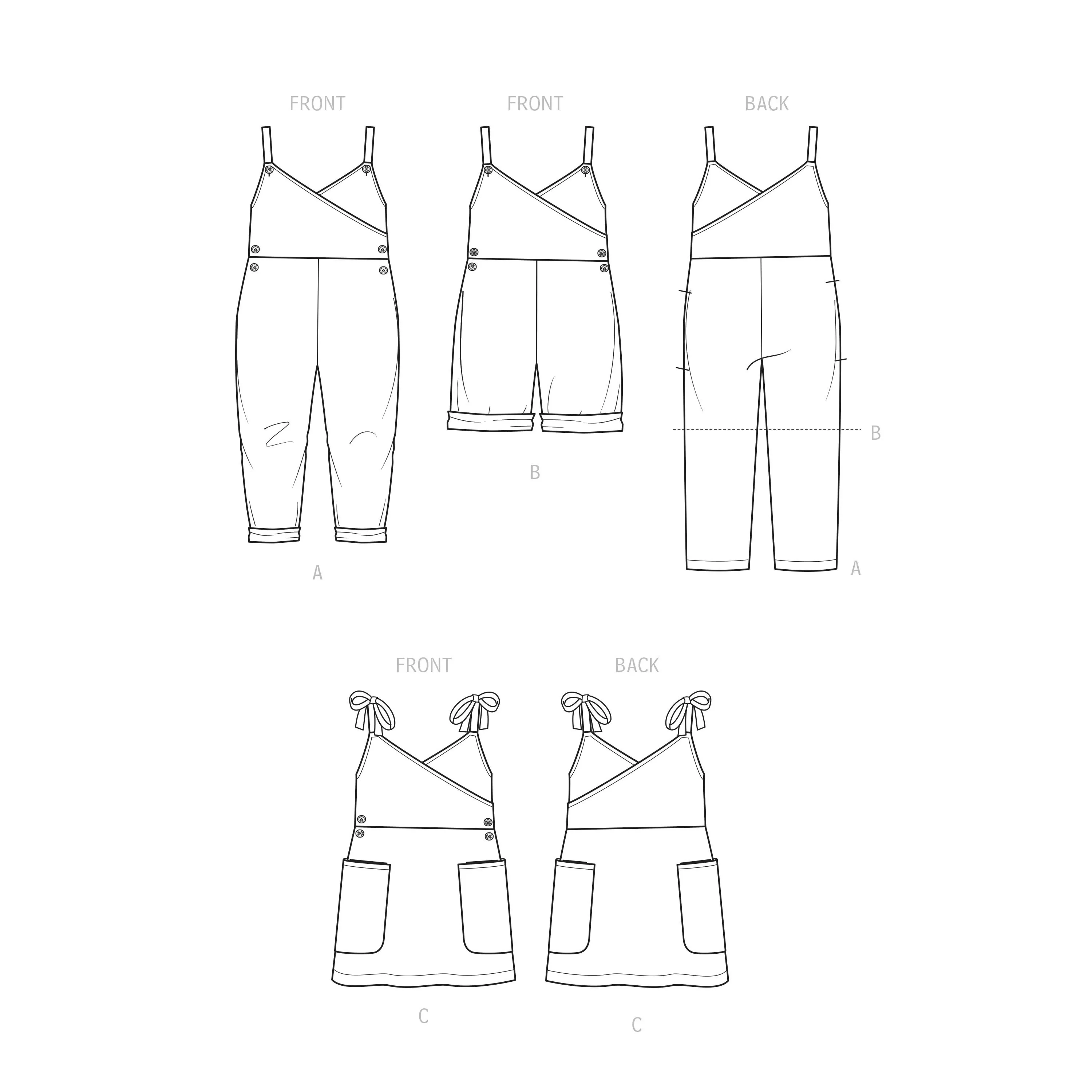 Simplicity 9558 Toddlers' and Children's Jumpsuit, Romper and Jumper