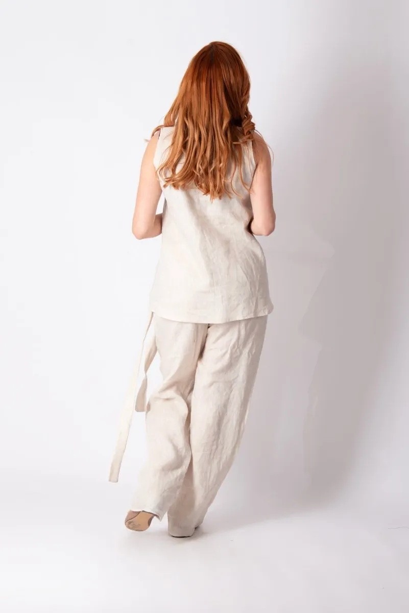Sleeveless Linen Top REMI