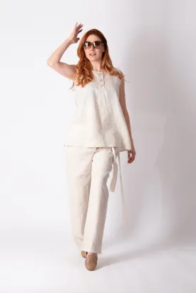 Sleeveless Linen Top REMI