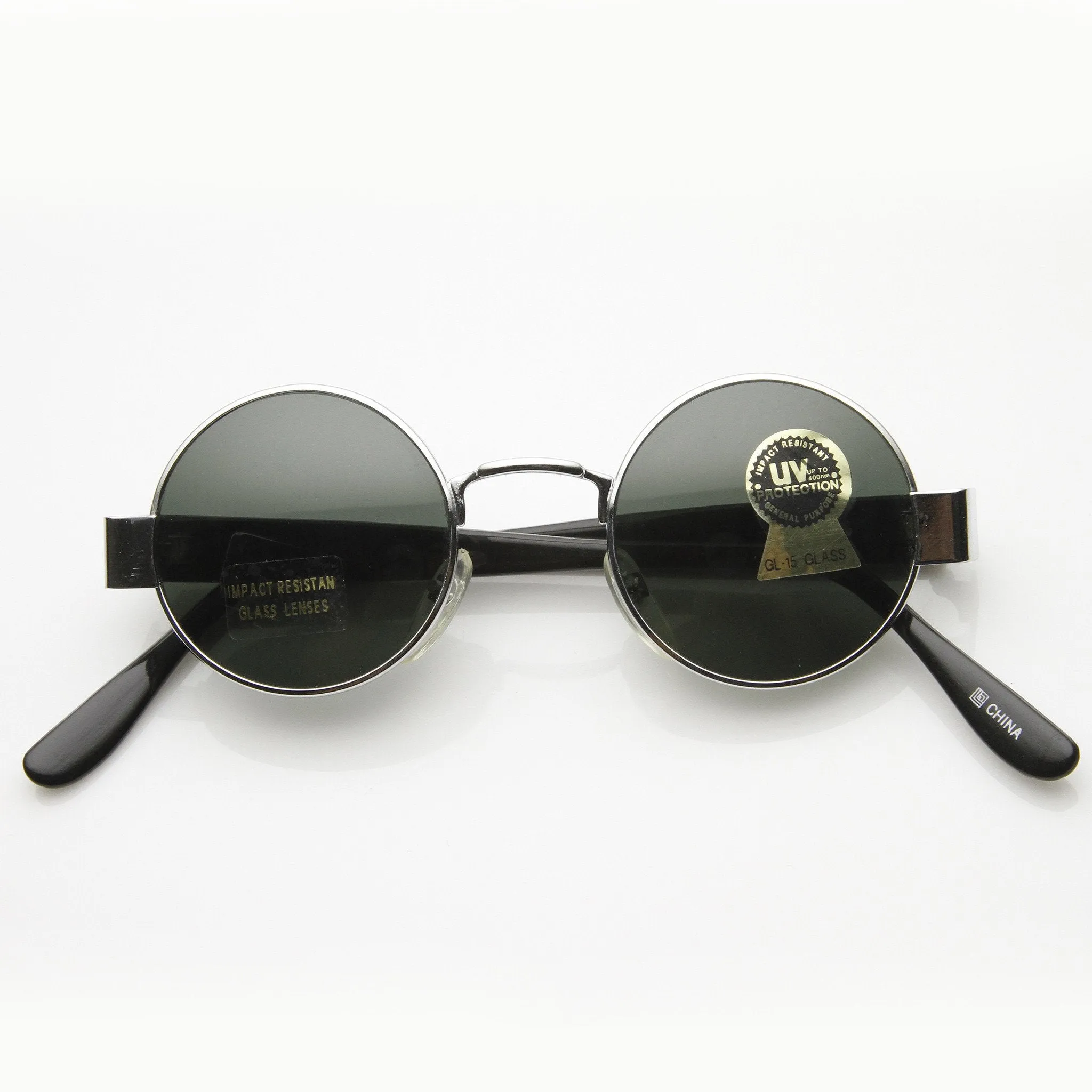 Steampunk Vintage Round Circle Spectacles Sunglasses 7014