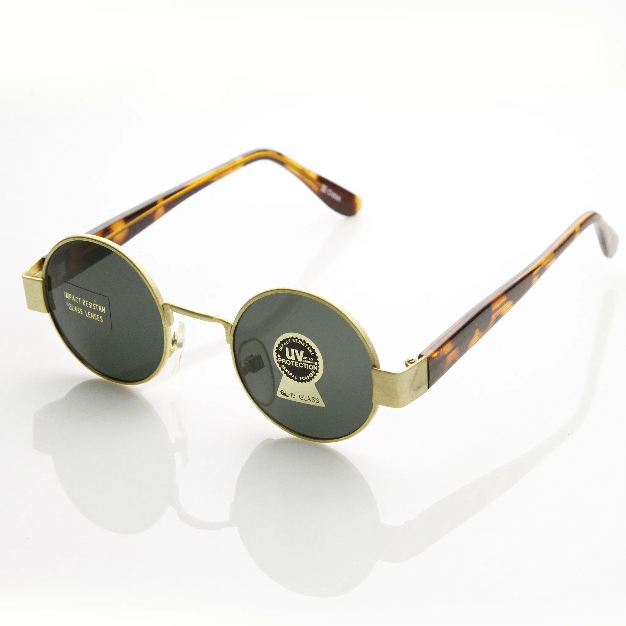 Steampunk Vintage Round Circle Spectacles Sunglasses 7014